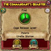 commandant lassard w101|Quest:The Commandant's Quarters .